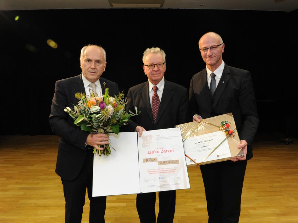 Bild: Hofrat Dr. Janko Zerzer Dr.-Joško-Tischler-Preisträger 2019