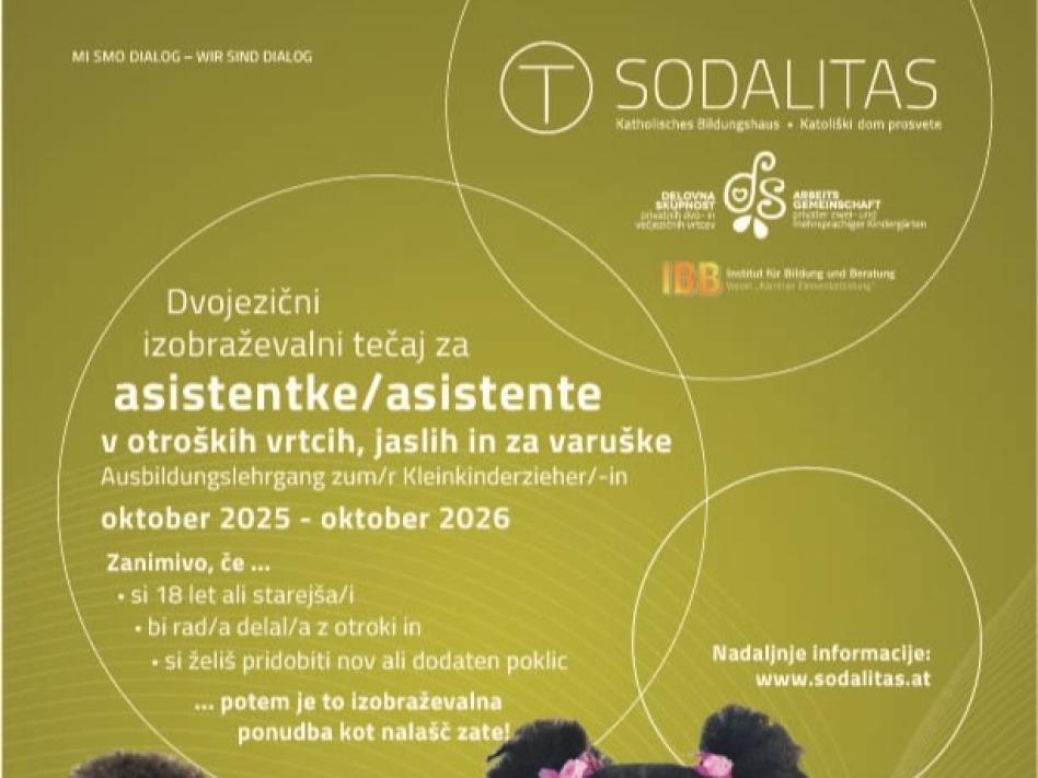Slika: Izobraževalni tečaj za dvojezične asistentke/asistente v vrtcih