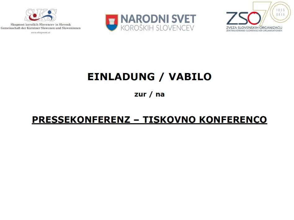 Slika: TISKOVNA KONFERENCA