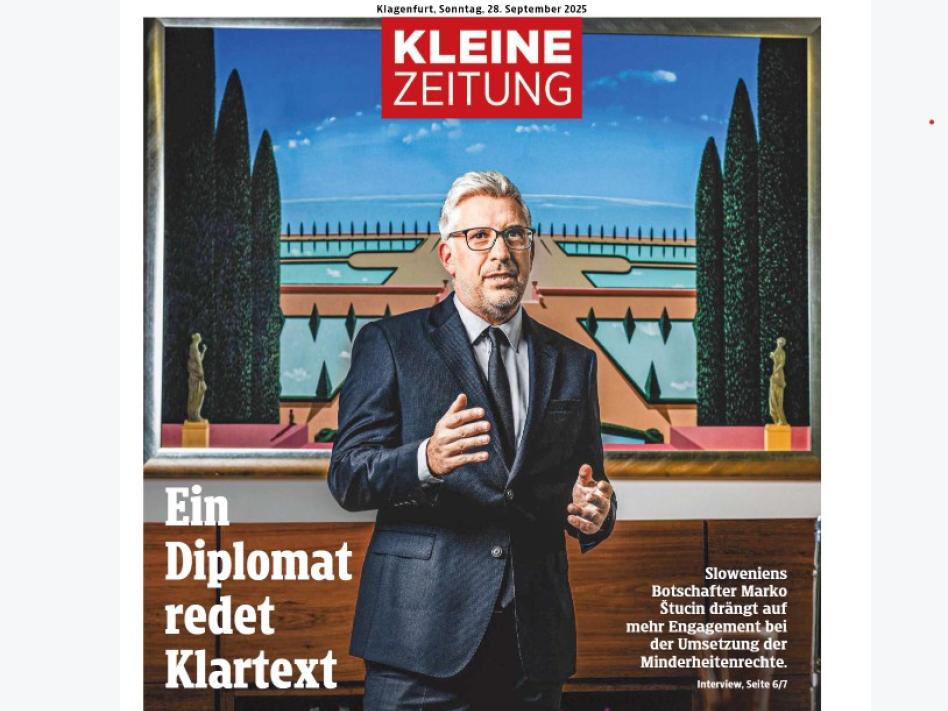 Slika: Diplomat govori jasno
