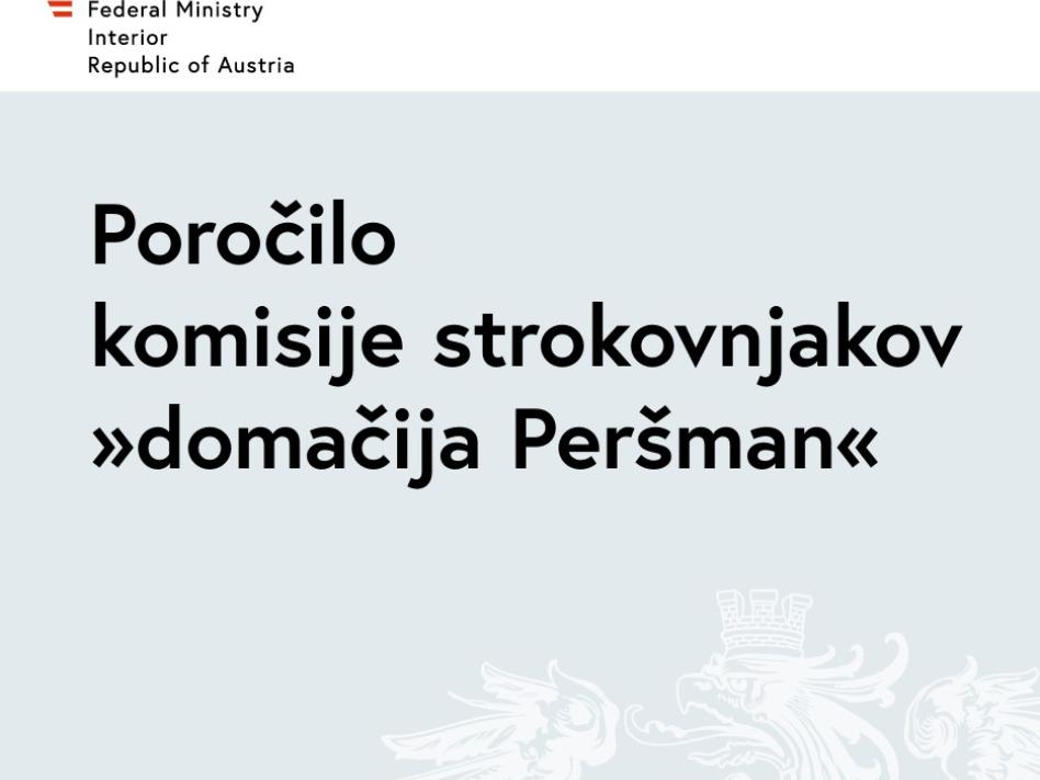 Slika: Inzko o poročilu komisije Peršman