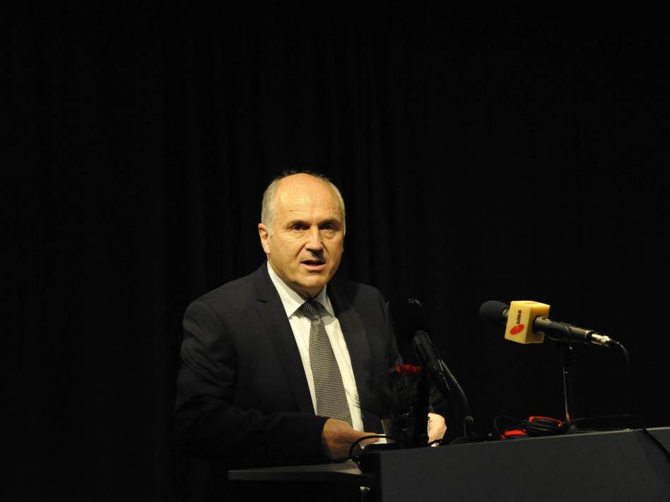 Bild: Obmann Valentin Inzko