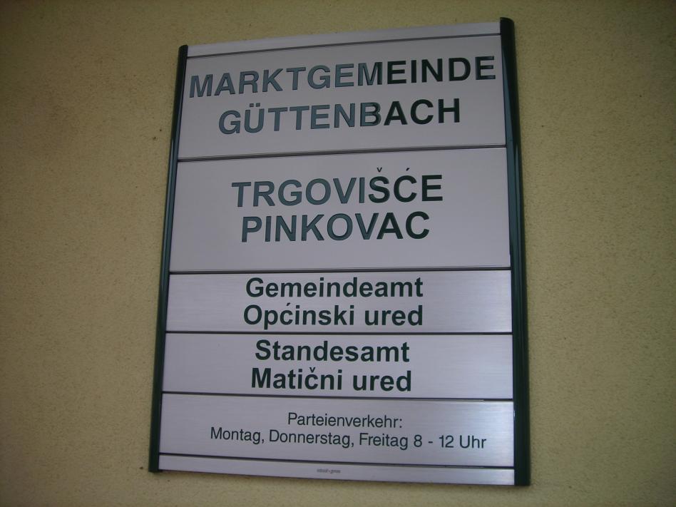 Slika: primer dobre prakse: na občinskem uradu v Pinkovacu (slika: Tyran)